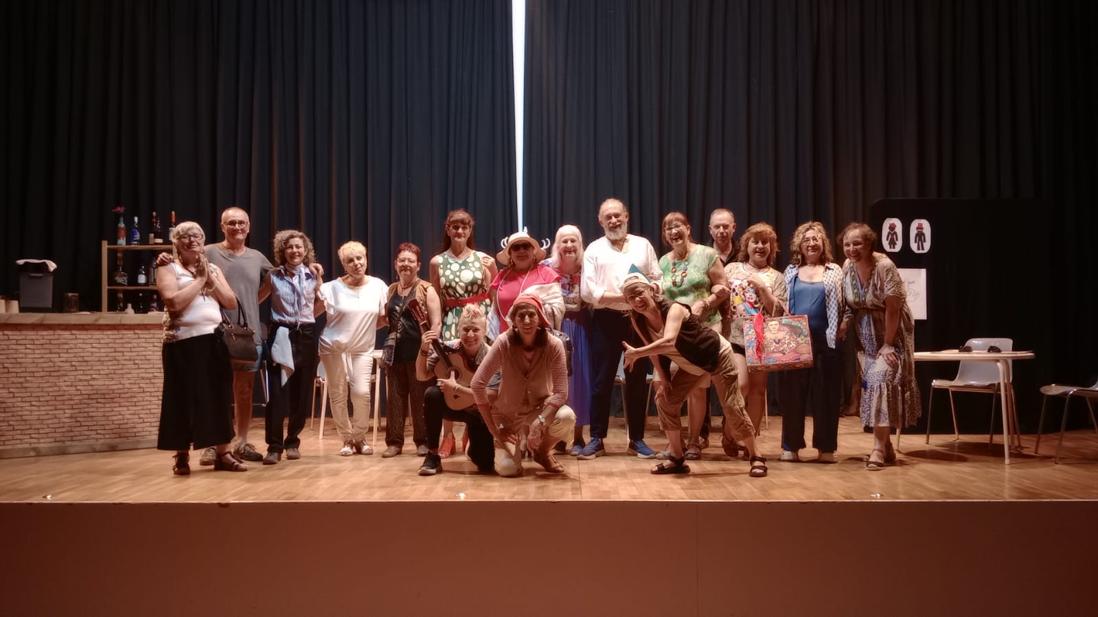 Grupo del taller de teatro de la AVV Ca n'Oriac