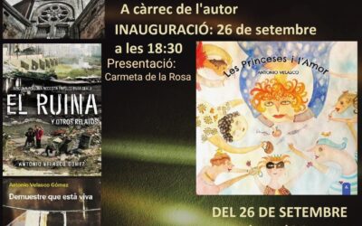 presentació de 4 llibres i exposició de dibuixos